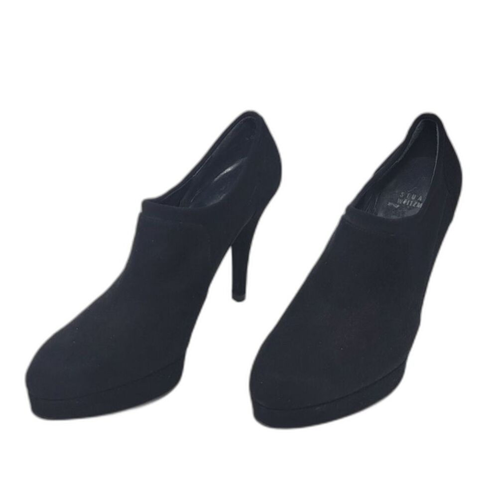 Stuart Weitzman Holdme Platform Heel Booties - image 5